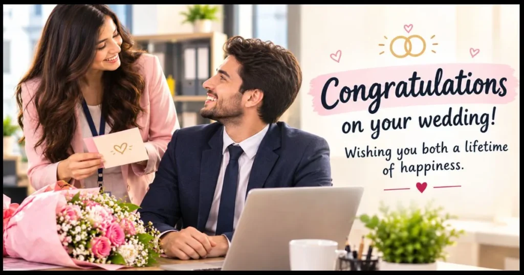 short-wedding-messages-for-a-coworker